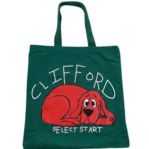 NWT Vintage Clifford the Big Red Dog Select Start Tote Bag‎ Y2K Cartoon